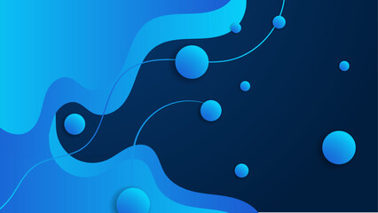 Modern dark blue background with abstract square shape, dynamic and sport banner concept.