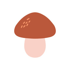 Mushroom icon. Vector illustration isolated on white background