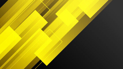 Modern template corporate concept yellow black grey and white contrast background. Black and yellow modern halftone background. For business, corporate, institution, party, festive, seminar, and talks