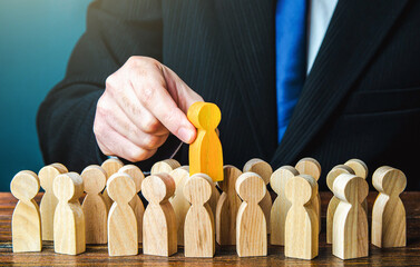 The employer selects the best candidate for the job. Human resources and the labor market....