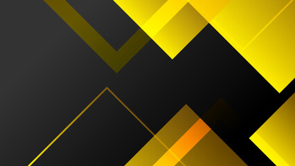 Modern template corporate concept yellow black grey and white contrast background. Black and yellow modern halftone background. For business, corporate, institution, party, festive, seminar, and talks