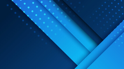 Blue abstract background for business presentation template