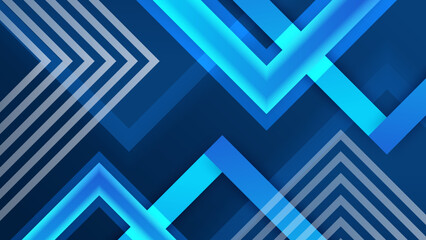 Blue abstract background for business presentation template