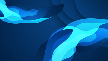 Modern abstract blue background with halftone light multiply and shiny effect vector illustration. Suit for business, corporate, banner, backdrop. Modern professional blue vector technology background