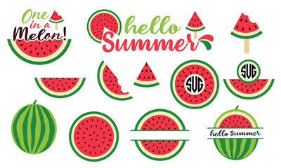 Watermelon Summer Vector