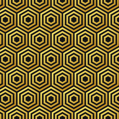 hexagonal honeycomb pattern seamless and geometric