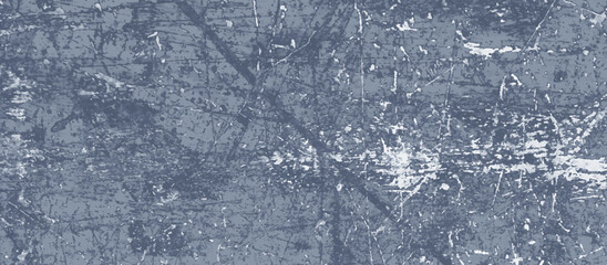 Blue grunge texture with dust white scratches and cracks and floor surface texture, Ancient blue stucco wall or concrete or marble texture, dusty grunge texture with various scratches.
