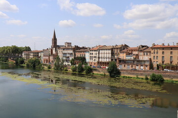 Vue d'ensemble de la ville, ville de Montauban, département du Tarn et Garonne, France