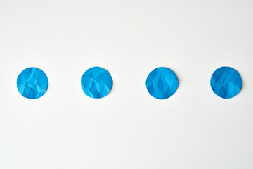 Blue Circle paper dots