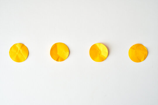 Yellow Circle paper dots