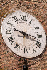 Aged Marble Watch On A Wall