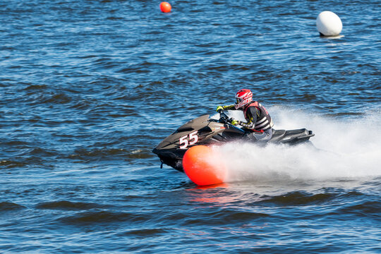 Participants in the UIM Aquabike Baltic Cup 2022 of jet boats