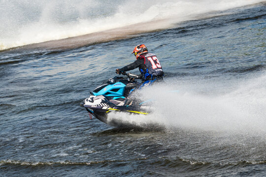 Participants in the UIM Aquabike Baltic Cup 2022 of jet boats