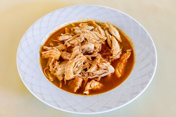 Sauteed chicken with carrots and peas ( Turkish ; Et, Tavuk Sote, guvec  )