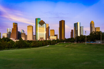Downtown Houston Cityscape