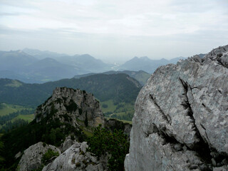 Widauersteig via ferrata, Scheffauer mountain, Tyrol, Austria