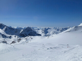 Fototapeta na wymiar Wilder Pfaff mountain, ski tour, Tyrol, Austria