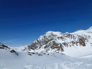 Fototapeta na wymiar Wilder Pfaff mountain, ski tour, Tyrol, Austria