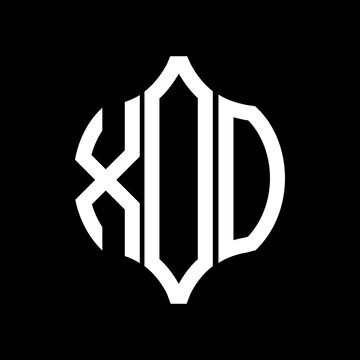 XOO letter logo. XOO best black background vector image. XOO Monogram logo design for entrepreneur and business.
