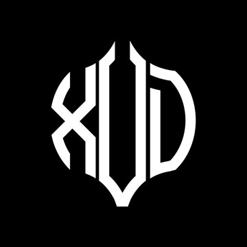 XVD letter logo. XVD best black background vector image. XVD Monogram logo design for entrepreneur and business.
