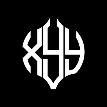 XYY letter logo. XYY best black background vector image. XYY Monogram logo design for entrepreneur and business.
