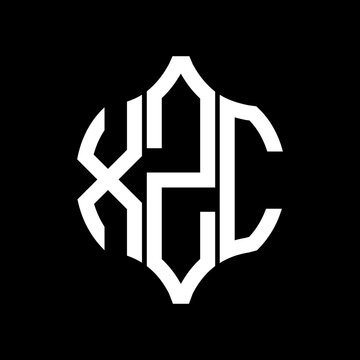 XZC letter logo. XZC best black background vector image. XZC Monogram logo design for entrepreneur and business.
