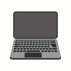 Laptop isolated on white background