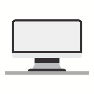 computer or monitor icon. vector