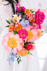 Macro shot of florals