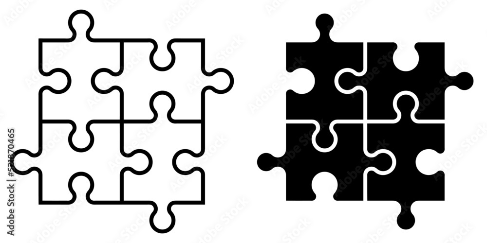 Poster ofvs62 outlinefilledvectorsign ofvs - puzzle vector icon . isolated transparent . solution / challen
