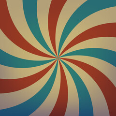 Vintage colorful background on the theme of the circus for printing and design. Vector illustration.