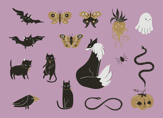 Halloween magic animals for party