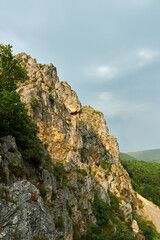 The Picos de Europa (Peaks of Europe), a mountain range extending for about 20 km in northern Spain.