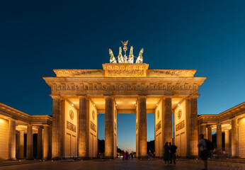 Brandenburger Tor zur blauen Stunde   Brandenburg Gate Berlin © Dennis