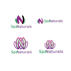 Dise&ntilde;o de Logo Centro Estetico, SPA Naturaleza, Relax	
