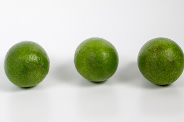 avacado isolated on white background