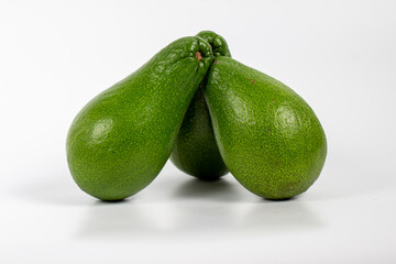 avocado isolated on white background