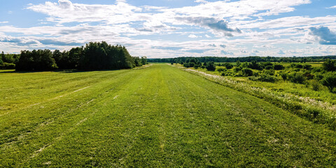 Open field used for making hay