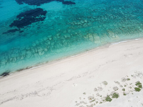 Paralia Agios Ioannis or paralia beach in Lefkada island, Greece