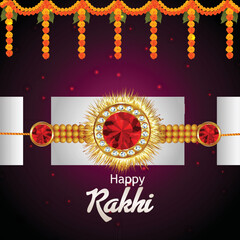 Happy raksha bandhan celebration background