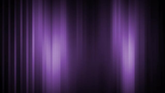 Purple and yellow background. Motion.A bright light in the animation that is reflected on the footage and shines with dark lines.