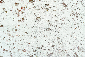 Background of white old wall with concrete texture.