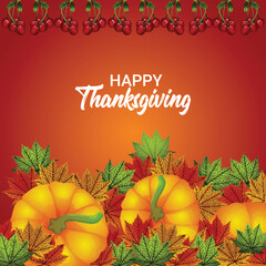 Ralistic thanksgiving day background