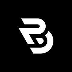 Letter PD RD BD monogram logo