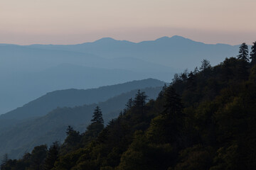 Newfound Gap area in the Great Smoky Mountains
