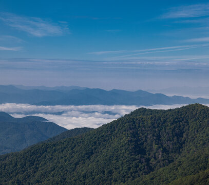Newfound Gap area in the Great Smoky Mountains
