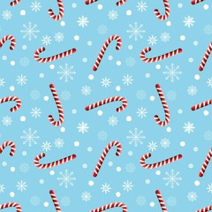 Seamless Christmas mint candy pattern for kids clothes print and accessories and wrapping and new year gift box
