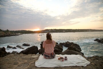 yoga at the beach