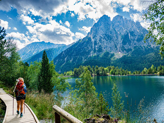 MOUNTAIN waterfall lacs and water