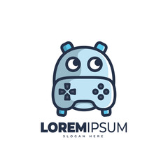 Hippo gaming logo template © zeergraphic